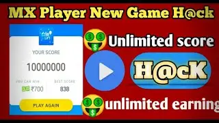 MX player Game H@cK || unlimited l&oslash;&oslash;t trick||