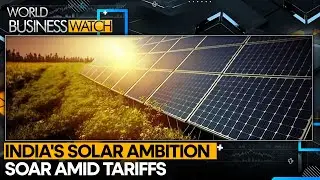 India Boosts Solar Push to Rival China Amid Tariffs | WORLD BUSINESS WATCH | WION