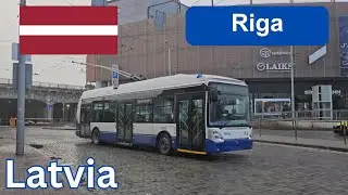 Public Transport in Riga, Latvia🇱🇻 2024