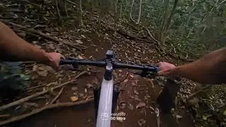 Ripping an after work lap at Ohana trail.