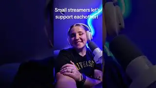 I want to have a community of other small streamers! #smallstreamer #twitch  #tiktok