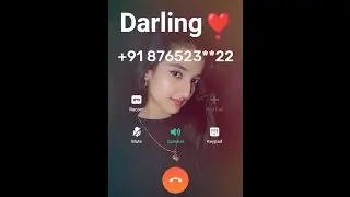 My Darling 💋🥰 ( Beautiful Girl 😘 ) Call Prank 😂 |Duplicate Girl Recording Prank 🔥| Funny Call Prank🤫