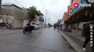 Authentic urban and rural life in China上海江桥镇鹤望路，治安管理扫黄整顿后，确实干净了好多