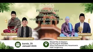 🔴 LIVE ISRA MI'RAJ NABI MUHAMMAD SAW MASJID JAMI NUR AL DZULAM || KAMIS,29 JANUARI 2026,