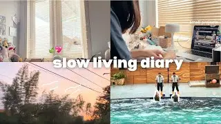 slow living diary 🍃 | small projects, rehearsal, trip 