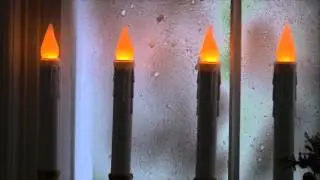 4-Pack Battery-Operated Single Window LED Window Candles SKU#87018 - Plow & Hearth