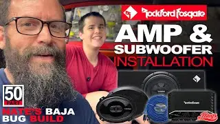 12-Inch Subwoofer + 5 Channel Amp: Baja Bug Audio Build Begins!