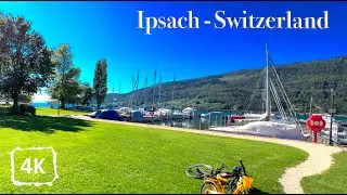 Ipsach Switzerland 🇨🇭 Sunny Day Walk - Amazing Views 4K 60 FPS