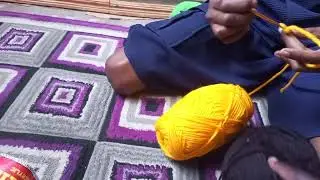 Knitting  using a knit stich activity no 292
