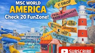 MSC World America Deck 20 Harbor Fun Zone 