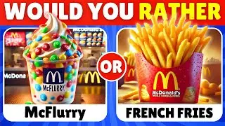 Would You Rather? Sweet VS Salty Food Edition 🍦🍟