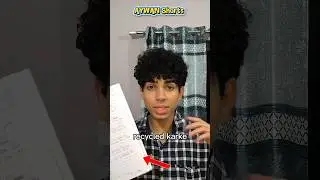 I Recycled Old Pages into New Ones 🤯 | #shorts #youtubeshorts #funny #comedy
