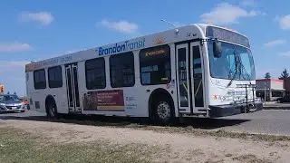 Riding on Brandon Transit 54 (2010 D40LFR) on Route 17 South Central