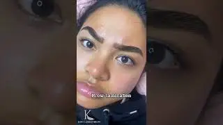 Get that instant confidence boost with our brow lamination service 💪👑 #confidentbeauty #powerbrows
