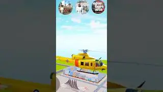 All Games Helicopter Jump Challenge 😱 Which Game is Best ? 💪❤️ #indiantheftauto #shorts