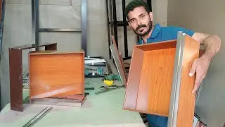 DIY Drawer Making | Kitchen Cupboard Drawer Making | Aluminium Drawer | മേശ ഉണ്ടാകാൻ പഠിക്കാം