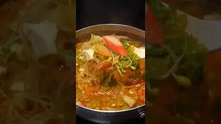 💥 Korean Diet Secret! 🇰🇷 Spicy Tofu & Kimchi Stew (Fat Burning Recipe) #asmr#sundubujjigae