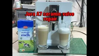 Jura A7, no milk frothing Repair, Leaking steam