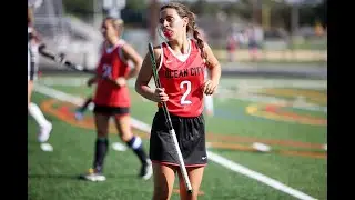 Ocean City field hockey stars Andi Helphenstine and Julia Neff