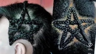 Как заплести звездную косу из волос || Урок по созданию звездной косы