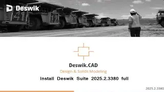 How to install and active Deswik Suite 2025.2.3380 full