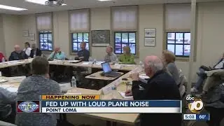Fed up with loud plane noise