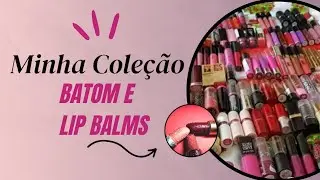 Cole&ccedil;&atilde;o de batons e lipbalms #desapego #cole&ccedil;&atilde;o #batom #organiza&ccedil;&atilde;o