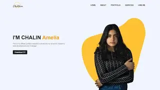 Personal Portfolio website Using html and CSS | Website homepage design html CSS | CodeWithMe