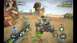 R.A.C.E.: Rocket Arena Car Extreme - Corsa 6 dell'Evento: Lanciafiamme della Fase 2