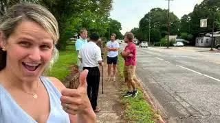 Advocating for traffic calming in my neighborhood - #SlowTheCars with a 4 to 3 road diet!