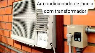 Ar condicionado de JANELA COM TRANSFORMADOR 110 para 220 wolts. Funciona ? GASTA MUITA ENERGIA?