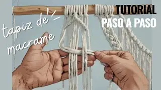 Aprendé a hacer un TAPIZ DE MACRAME paso a paso - DIY