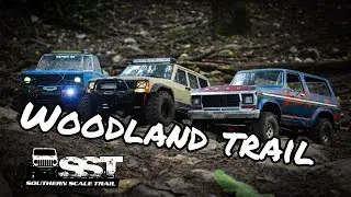 Woodland trail @ Southern Scale Trail 2021. UK's largest 1/10 RC trail event. ELEMENT, TRAXXAS, FTX