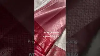 Banarasi soft silk saree, red border white saree. #saree #handloom #onlineshopping #silksaree