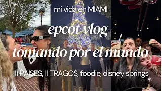 Epcot vlog- 11 paises, tomando y comiendo al rededor del mundo