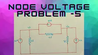 NODE ANALYSIS  PART-5🔌💡🔌 CRAMER'S RULE 🔌💡🔌💡🔌💡#CIRCUITS#EEE#PROBLEMS IN NODE VOLTAGE 🔌💡🔌💡#TNEB TRB