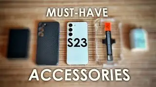 The BEST Samsung S23 Accessories | *Case, Screen Protector, Fast Charger & More*