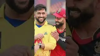 Ms  Dhoni and Virat Kohli in friends   #cskvsrcbmatch