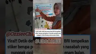 Viral! Karyawan Bank Tempelkan Stiker di Rumah Nasabah yang Nunggak Cicilan 6 Bulan! #shortvideo
