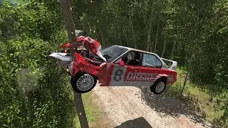 BeamNG - Rally Crashes
