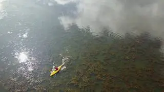 Yellow Kayak WestChester Lagoon August 29, 2017