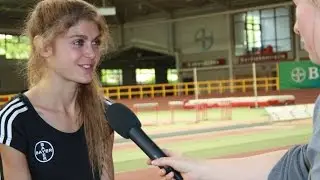 Im Training zu Besuch bei ... Konstanze Klosterhalfen