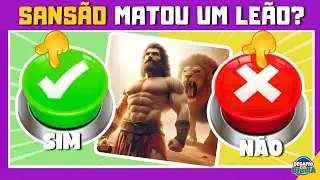 ❌ DUVIDO VOCÊ ACERTAR 35/35! O Quiz de Sim ou Não mais difícil da Bíblia