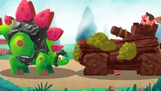 MAX POWER STEGO AND A TANK?!?! - Dino Bash - Ep9