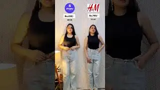 Shopsy Vs H&M 🤯 | Online shopping Comparison  #shopsy #haul