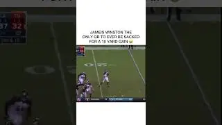 Jameis Winston got SACKED for a 10 yard GAIN. 😭💀 #shorts