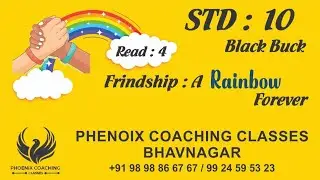 STD 10।black buck। Read 4।friendship:a Rainbow forever