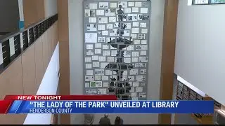 Henderson County Public Library unveils art wall mural