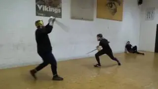 Longsword fight scene to music Rapier Wit Jan. 2017
