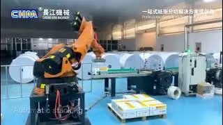 Automatic Office A3 A4 Paper Roll To Sheet Cutting And Packing Machine Line A4 Paper Making Machine